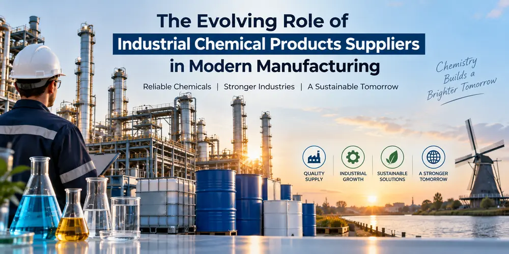 The Evolving Role of Industrial Chemical Products Suppliers in Modern Manufacturing